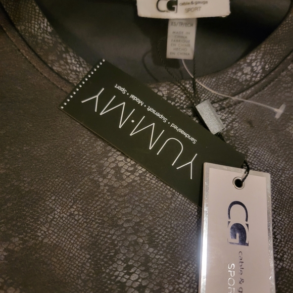 NWT Cable & Gage longsleeve  yummy sandwashed top sz XS - Picture 5 of 7